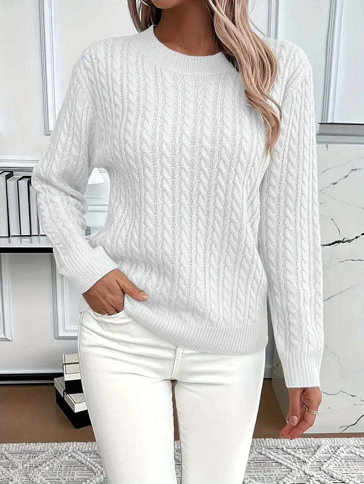 Lila – Cable Knit Sweater