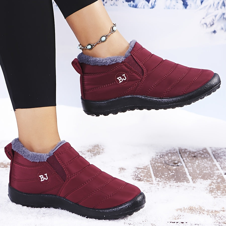 Victoria | Warm Slip-On Winter Boots