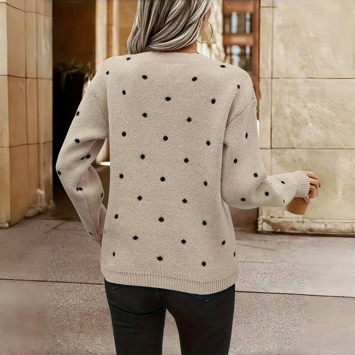 Norde |  Polka Dot Knitted Sweater