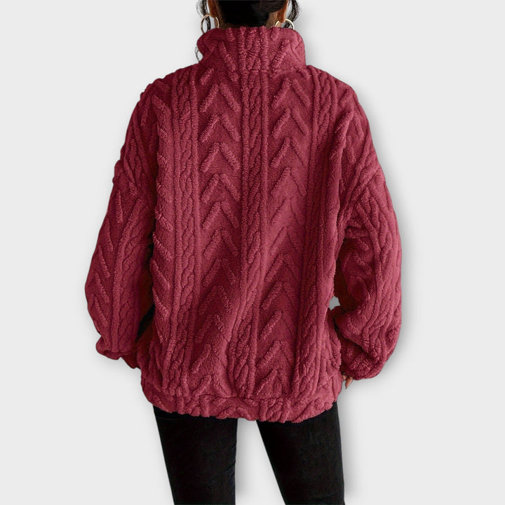 Norde | Braided Zip-Up Pullover