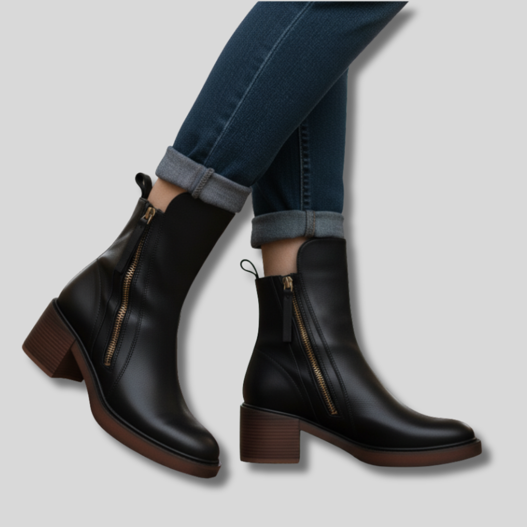 Valorine - Élégantes Bottes En Cuir