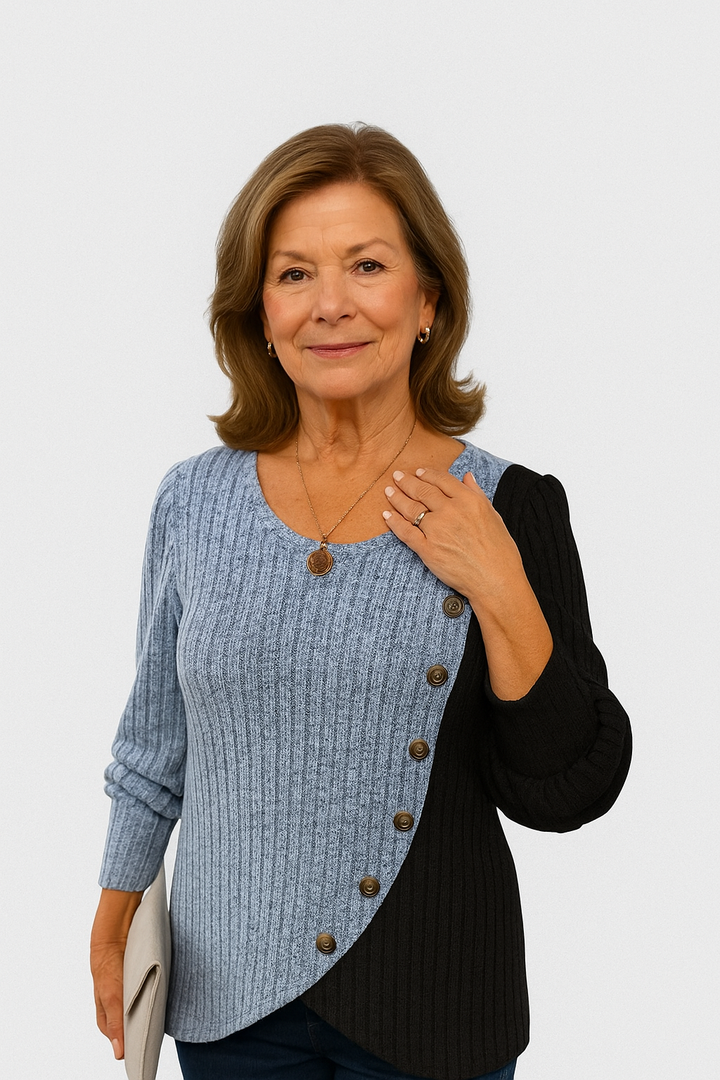 Giana - Casual Longsleeve Knit Sweater