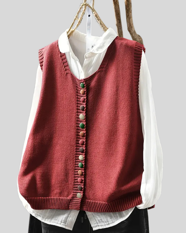 Victoria | Sleeveless Knitted Vest