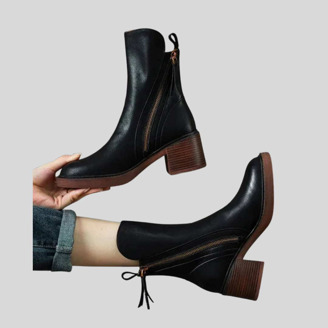 Valorine - Élégantes Bottes En Cuir