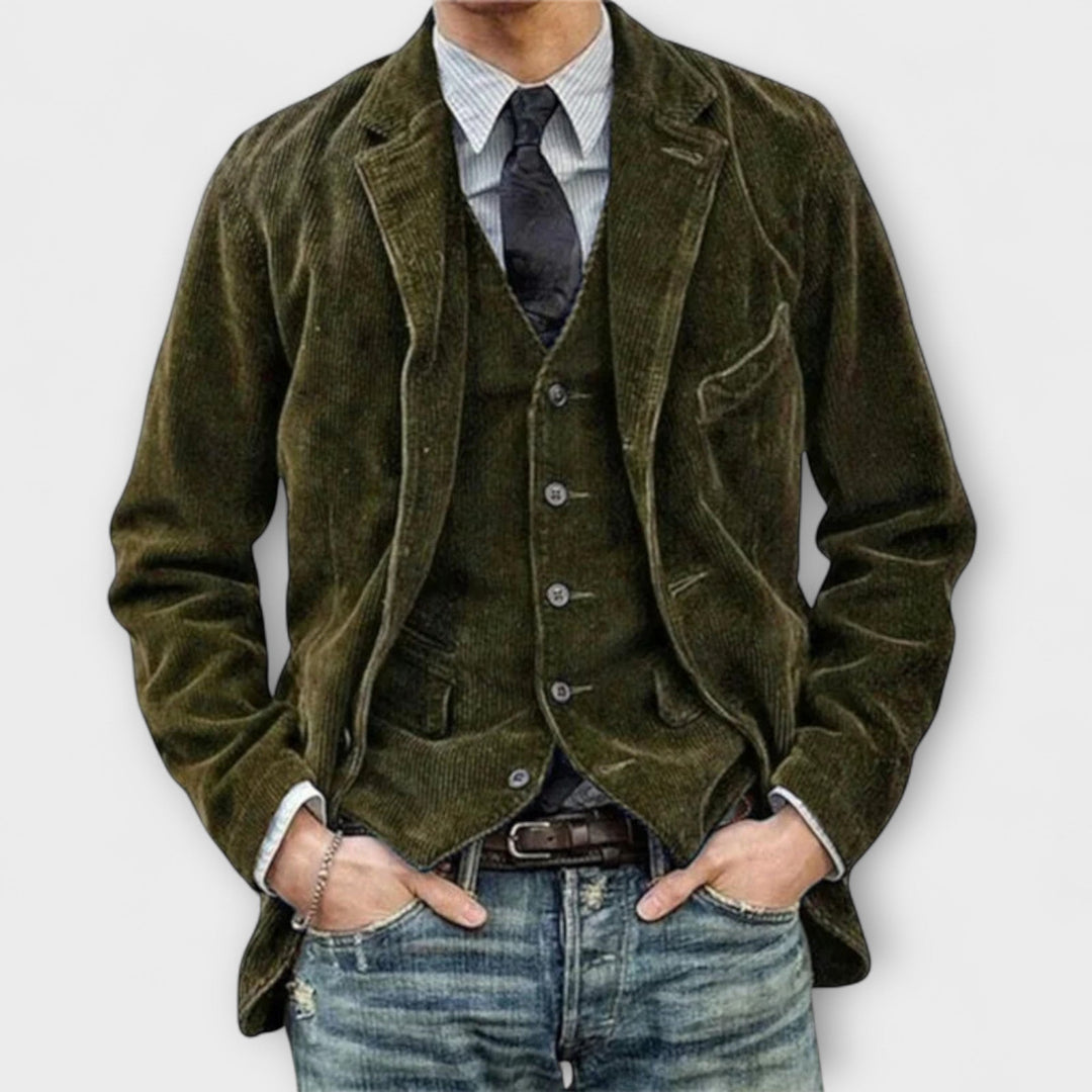 Sebastian | Tailored Suit Jacket & Waistcoat Ensemble