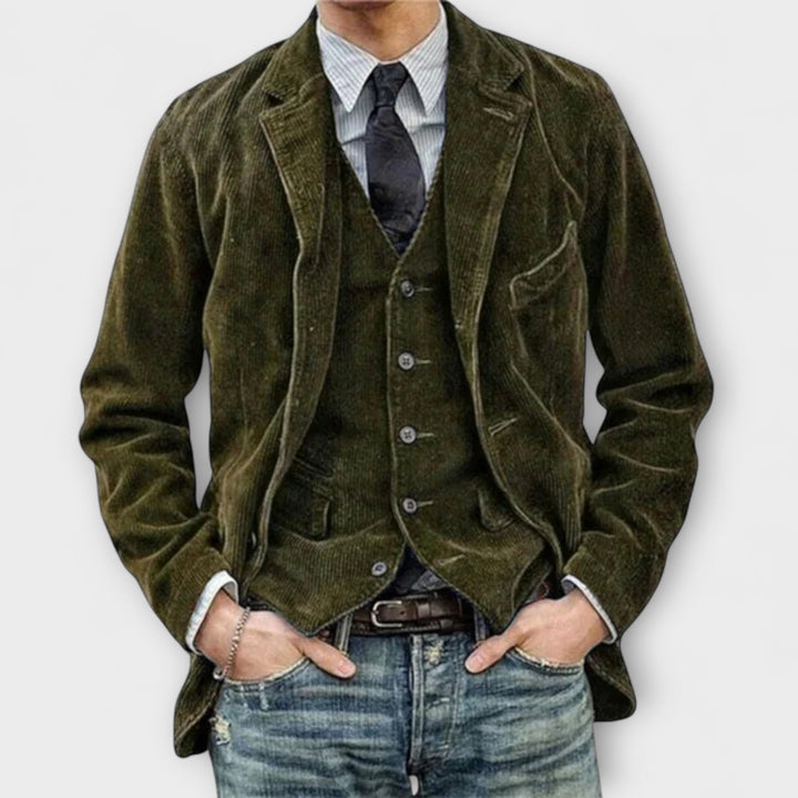 Sebastian | Tailored Suit Jacket & Waistcoat Ensemble