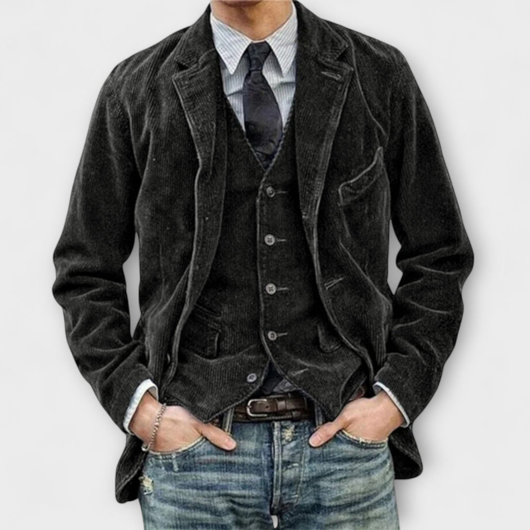 Sebastian | Tailored Suit Jacket & Waistcoat Ensemble