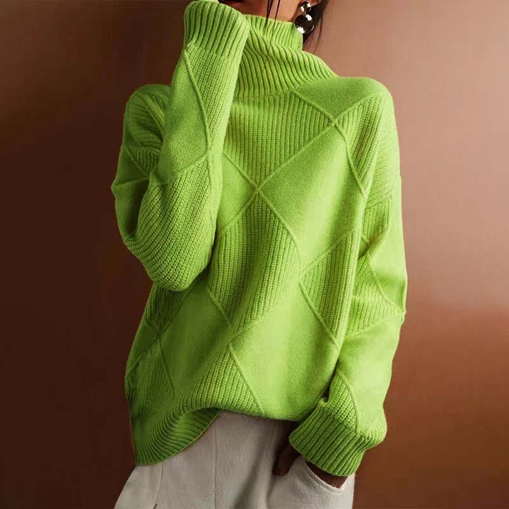 Norde | Textured Turtleneck Knit Sweater