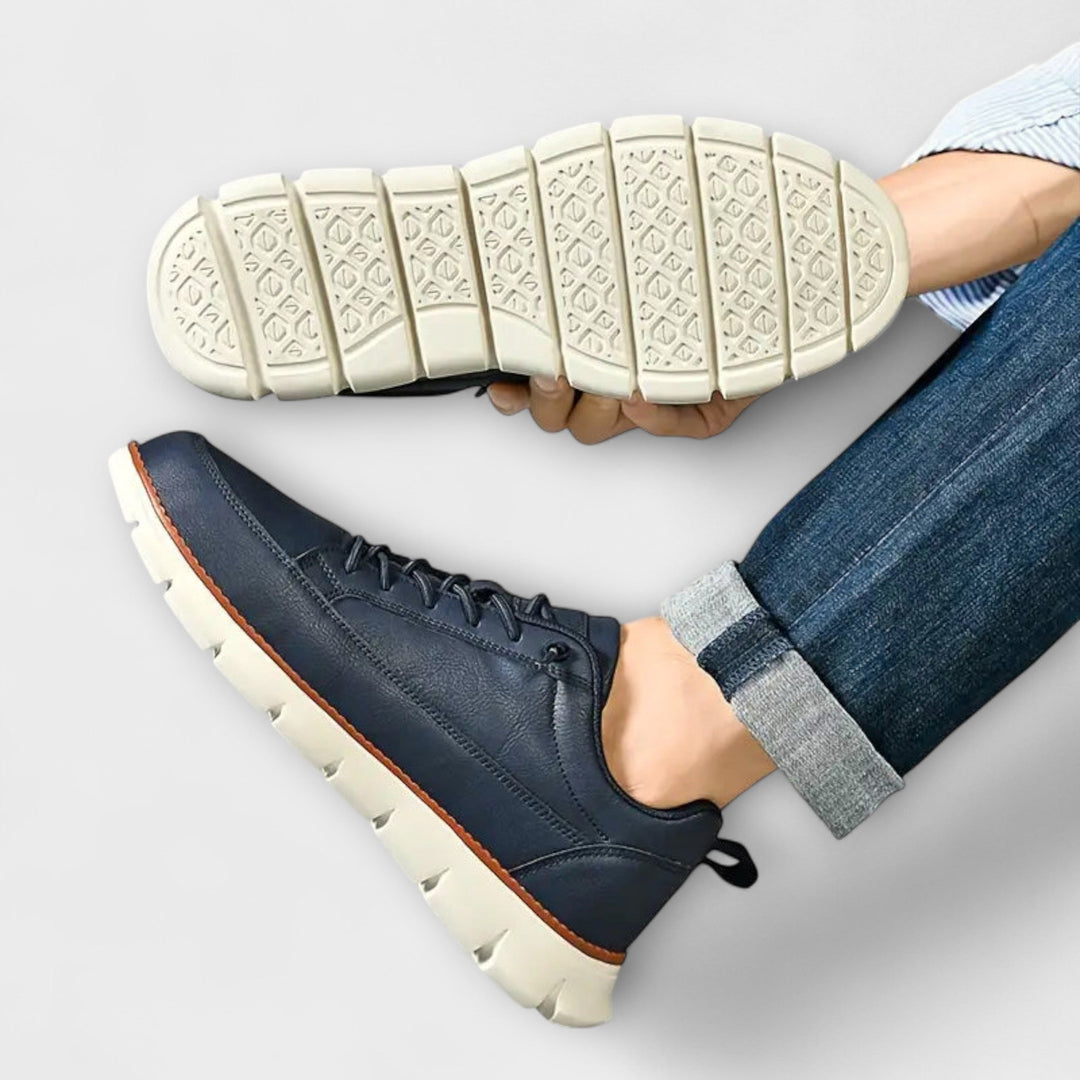 ALEXANDER | Stylish Leather Sneakers with Orthopaedic Comfort