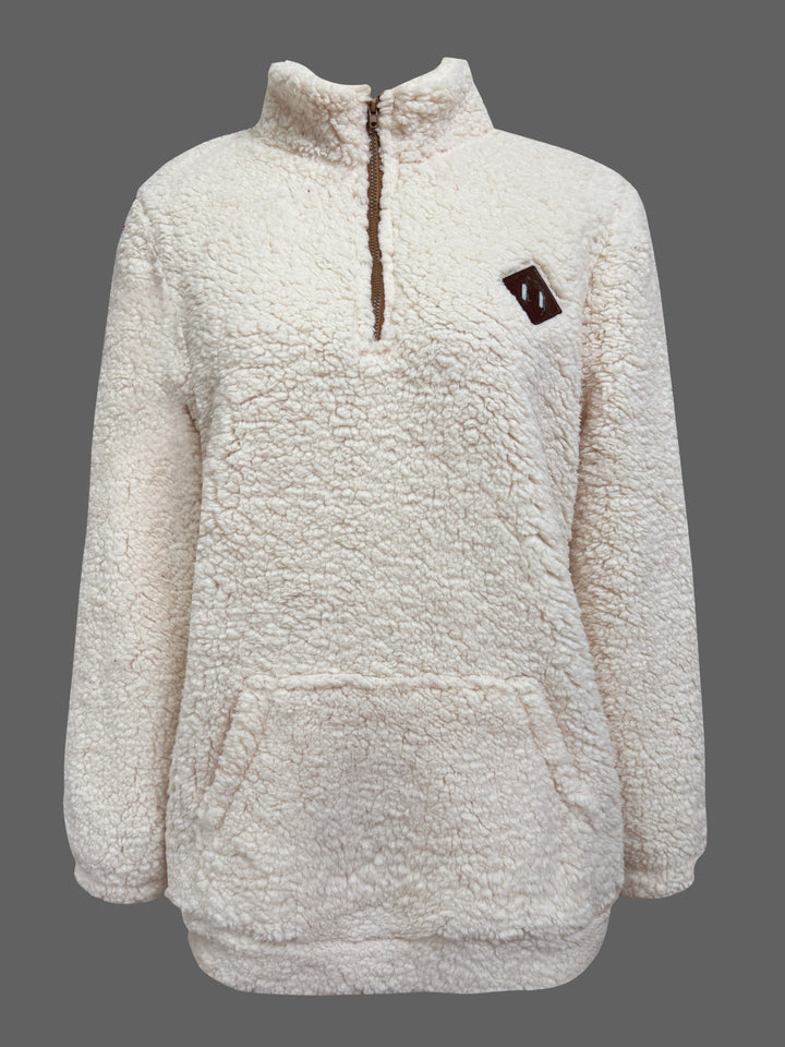 Aviana™ | Teddy Sweater with Zipper