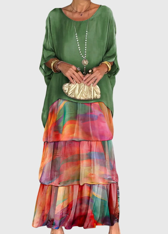 Victoria | Long and Flowing Elegant Dress