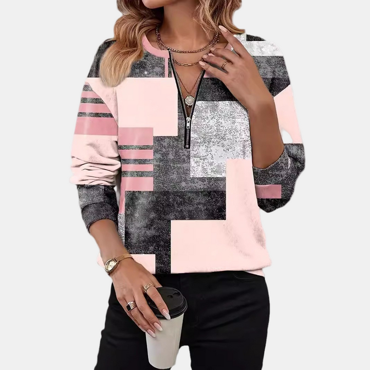 Lurelia | Soft Geometric Sweatshirt