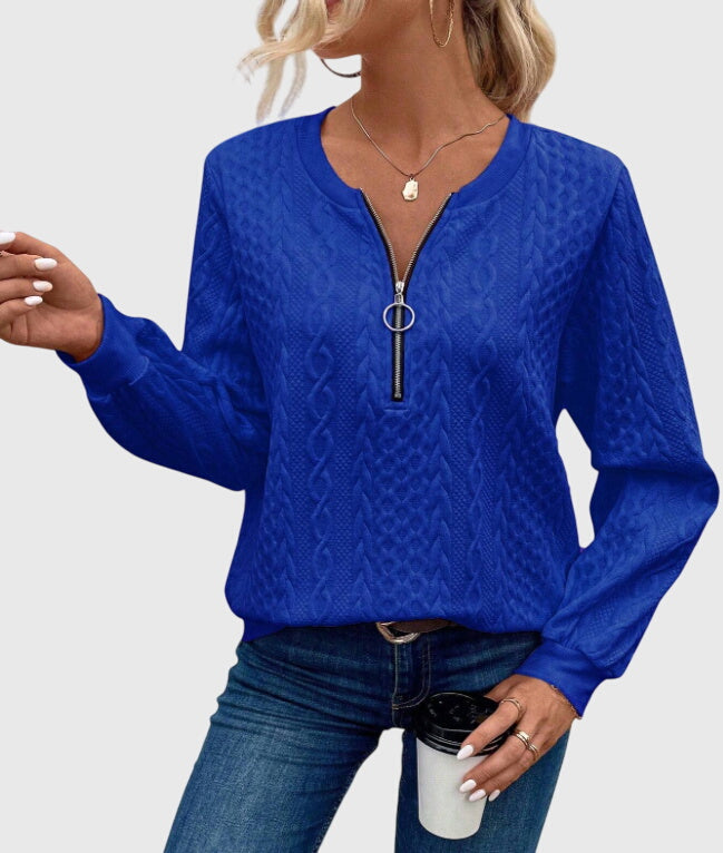 Victoria | Zipped Sweater