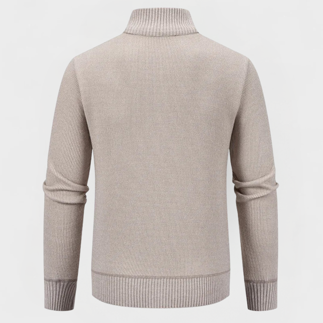 Grant | Minimal Zip Cardigan