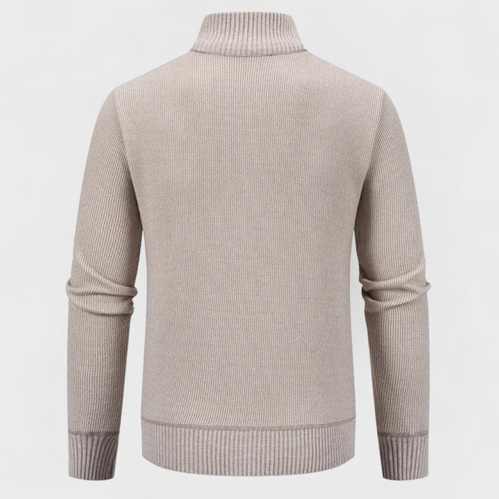 Grant | Minimal Zip Cardigan