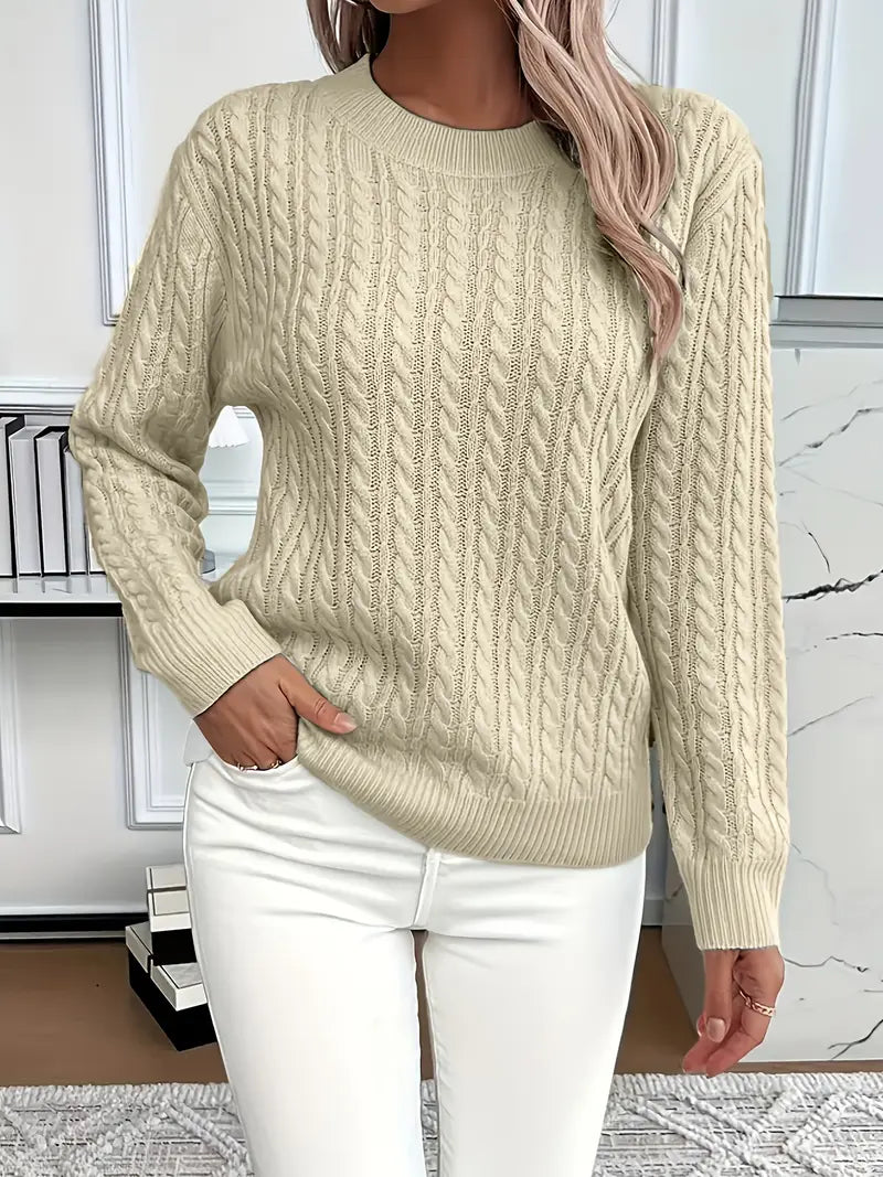 Lila – Cable Knit Sweater