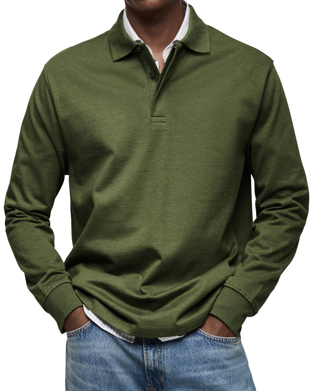 Jason | The Long-Sleeve Luxury Polo