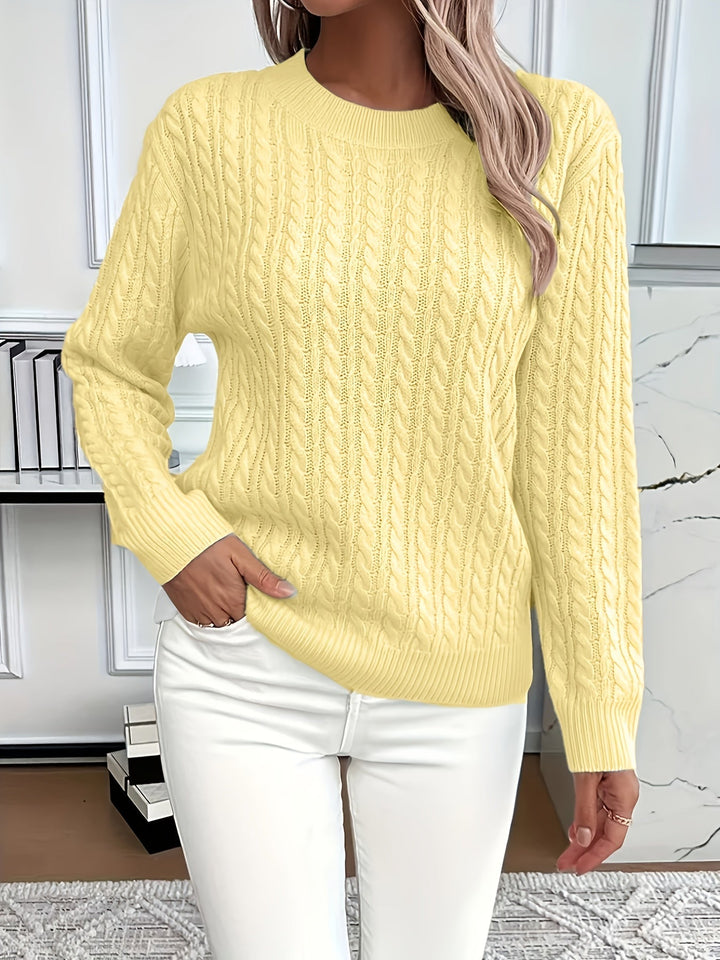 Lila – Cable Knit Sweater