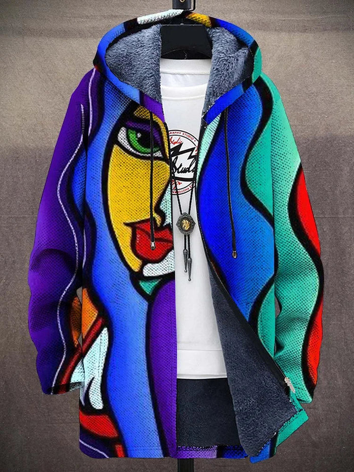 Norde™ | Multicolour Art Cardigan with Hood