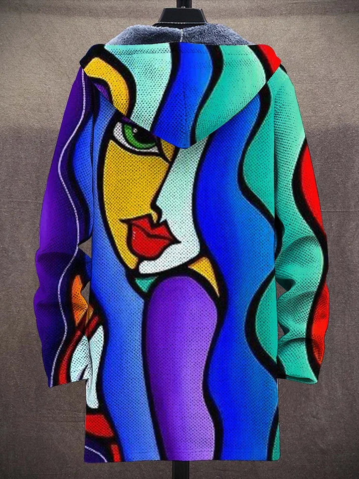 Norde™ | Multicolour Art Cardigan with Hood