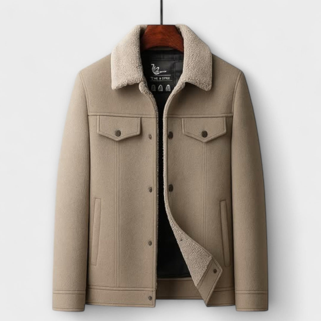Luca | Luxurious Sherpa Wool Jacket