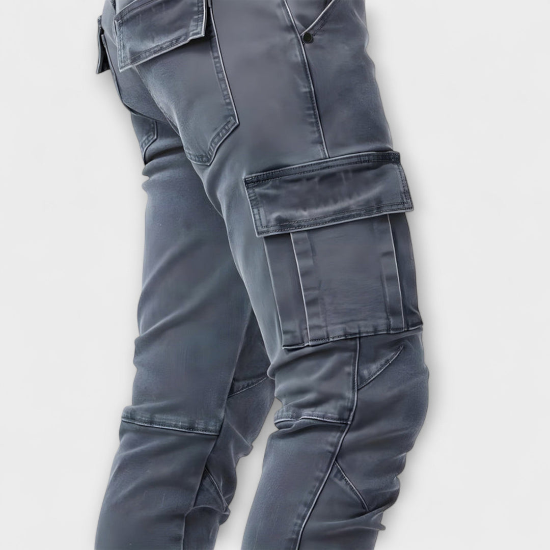 Jasper | Versatile Stretch Cargo Denim