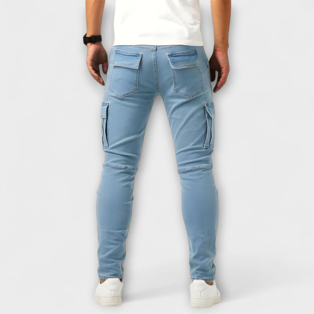 Jasper | Versatile Stretch Cargo Denim