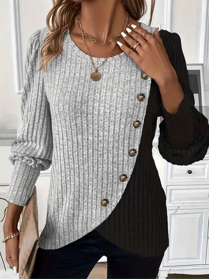 Giana - Casual Longsleeve Knit Sweater