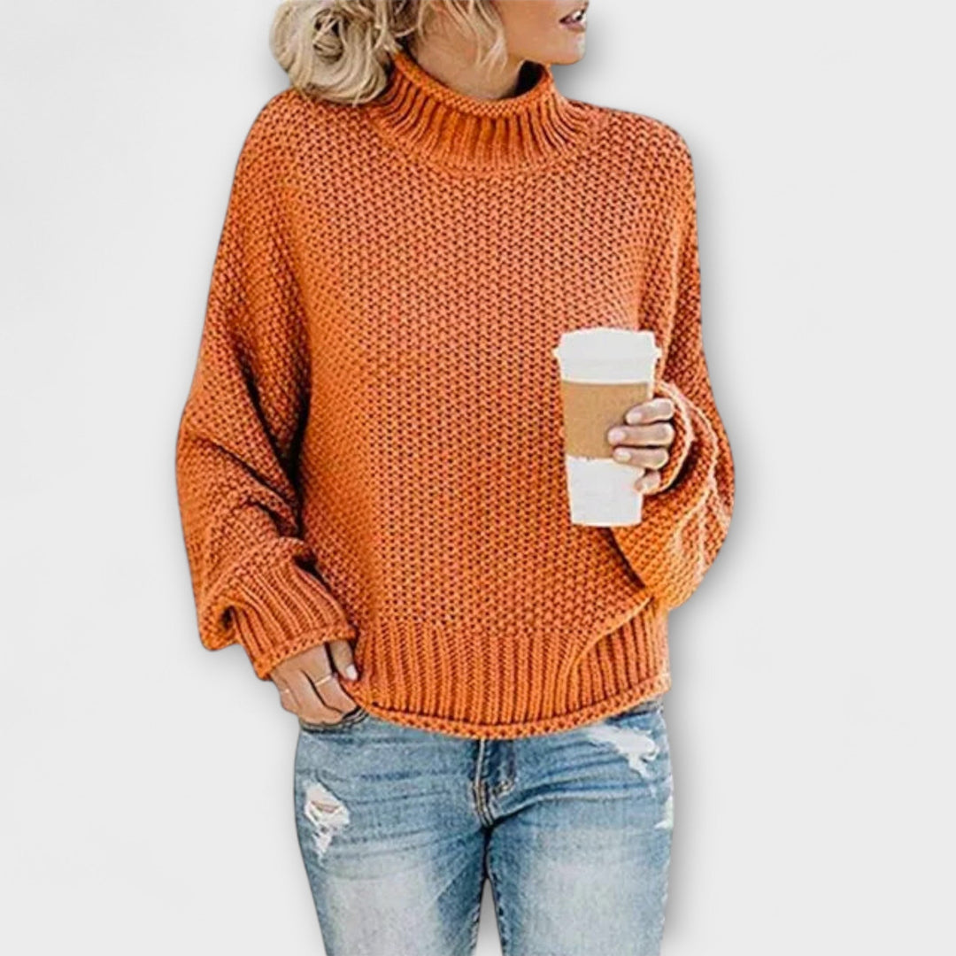 Sadie - Chunky Turtleneck Knit Sweater