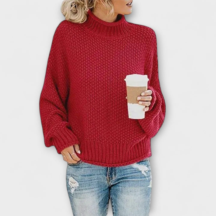 Sadie - Chunky Turtleneck Knit Sweater