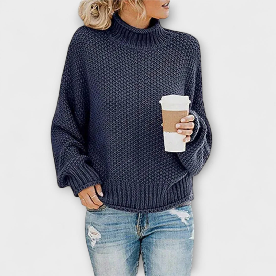 Sadie - Chunky Turtleneck Knit Sweater