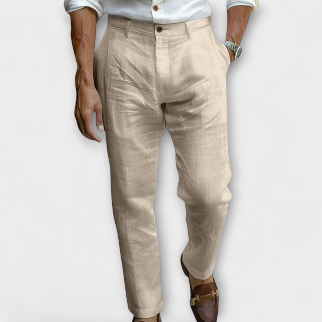 Luca | Timeless Linen Blend Trousers