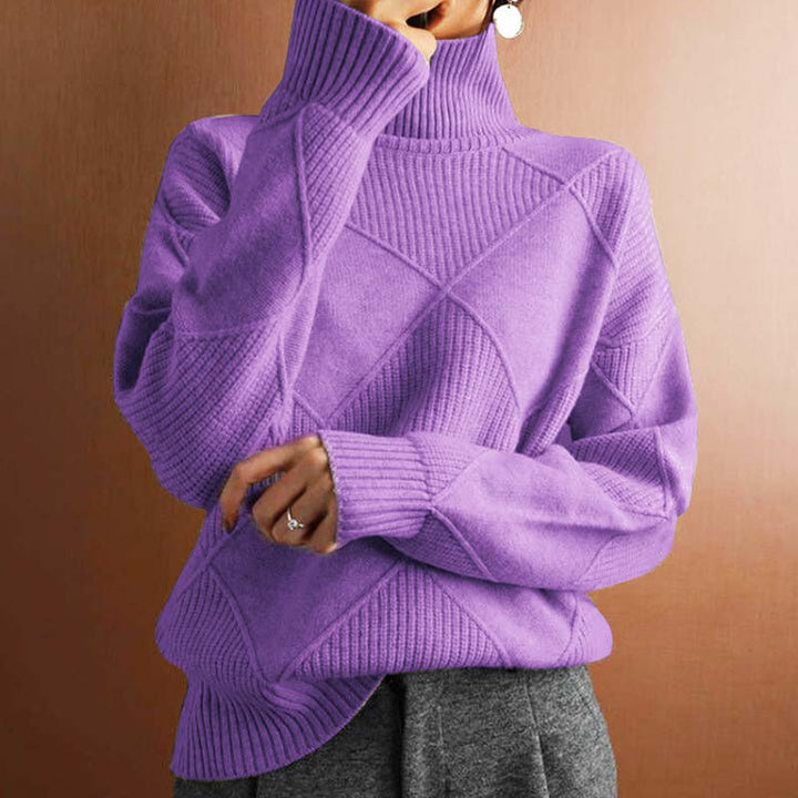 Norde | Textured Turtleneck Knit Sweater