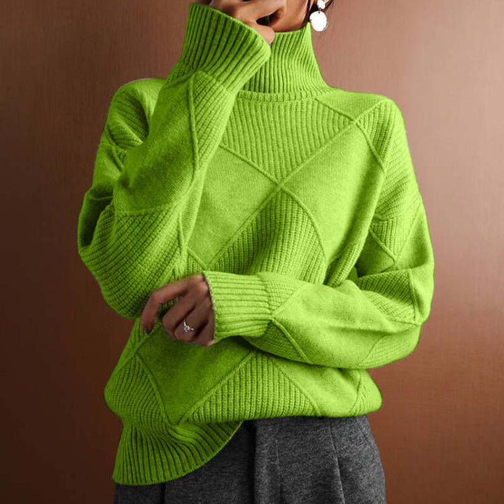 Norde | Textured Turtleneck Knit Sweater