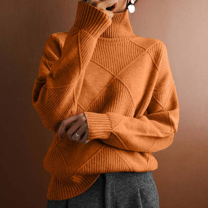 Norde | Textured Turtleneck Knit Sweater