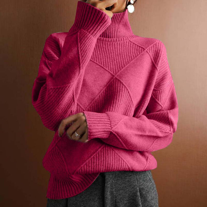 Norde | Textured Turtleneck Knit Sweater