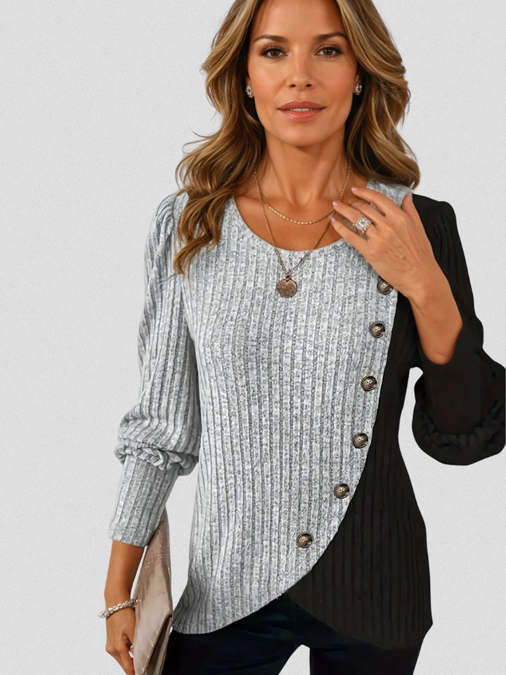 Giana - Casual Longsleeve Knit Sweater