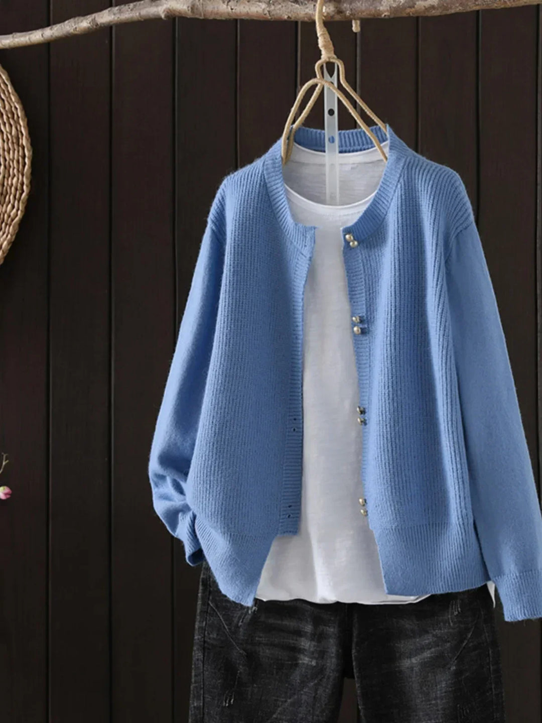 Norde | Pearl-Button Cardigan