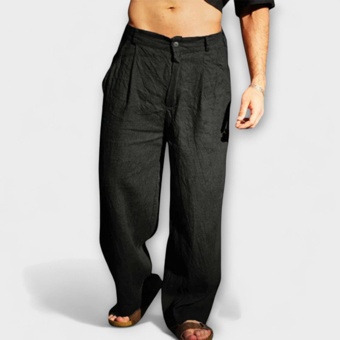 JASPER | Relaxed Linen Wide-Leg Trousers
