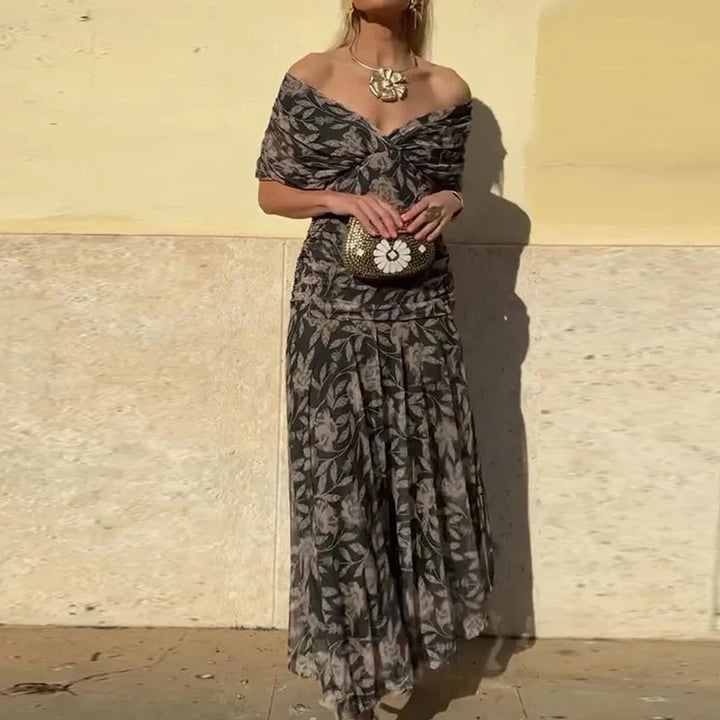 Victoria | Elegant Dress With V-Neckline