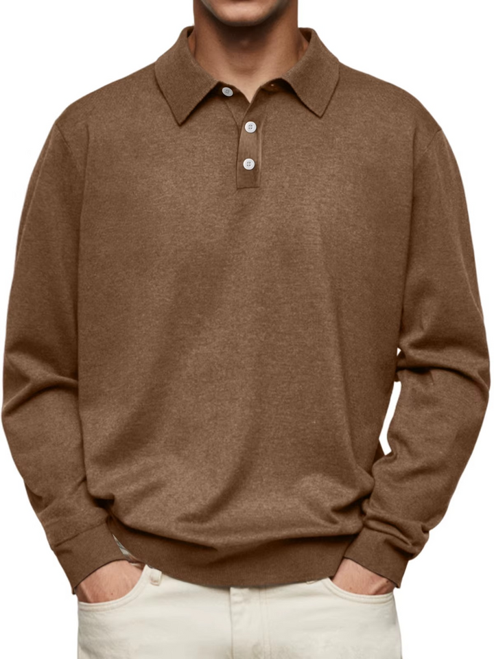 Ethan | Long Sleeve Polo