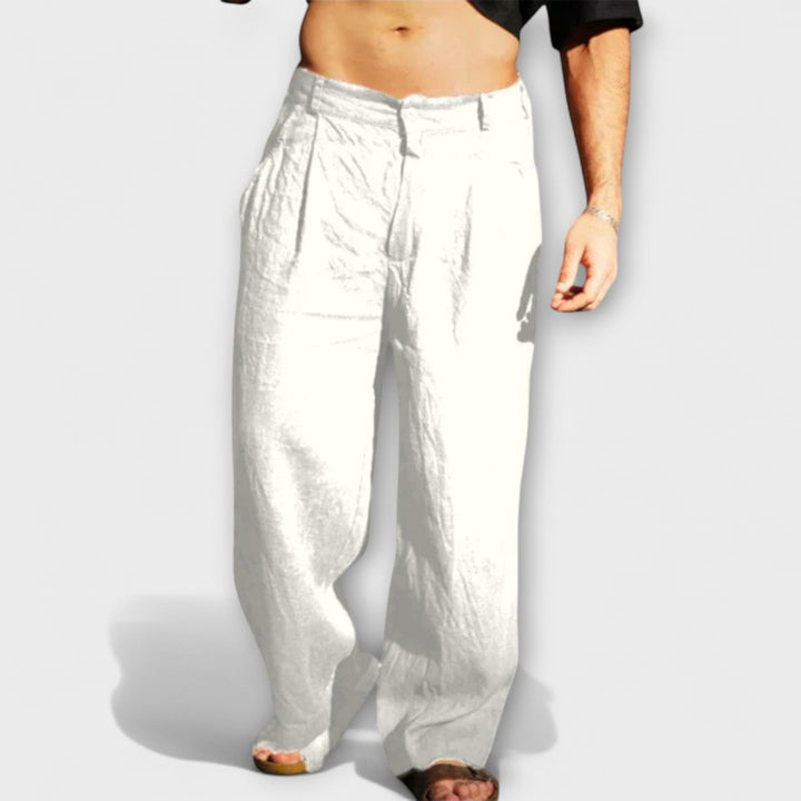 JASPER | Relaxed Linen Wide-Leg Trousers