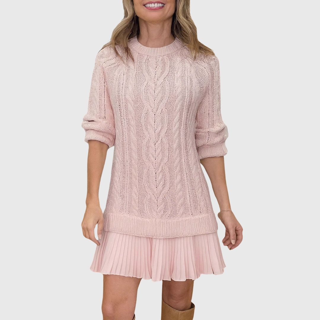 Leah - Knitted Sweater Dress