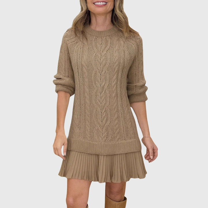 Leah - Knitted Sweater Dress