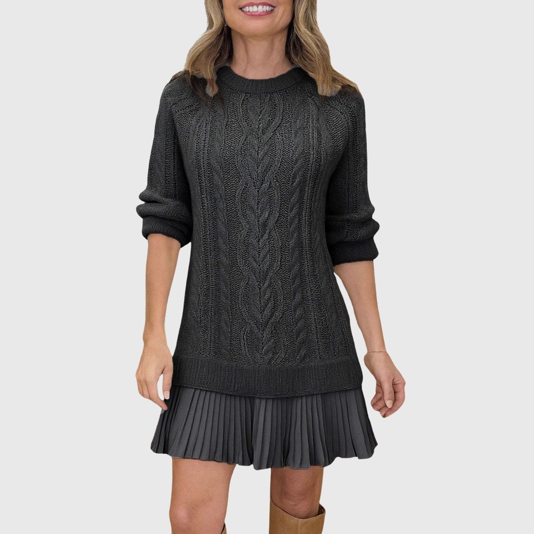 Leah - Knitted Sweater Dress