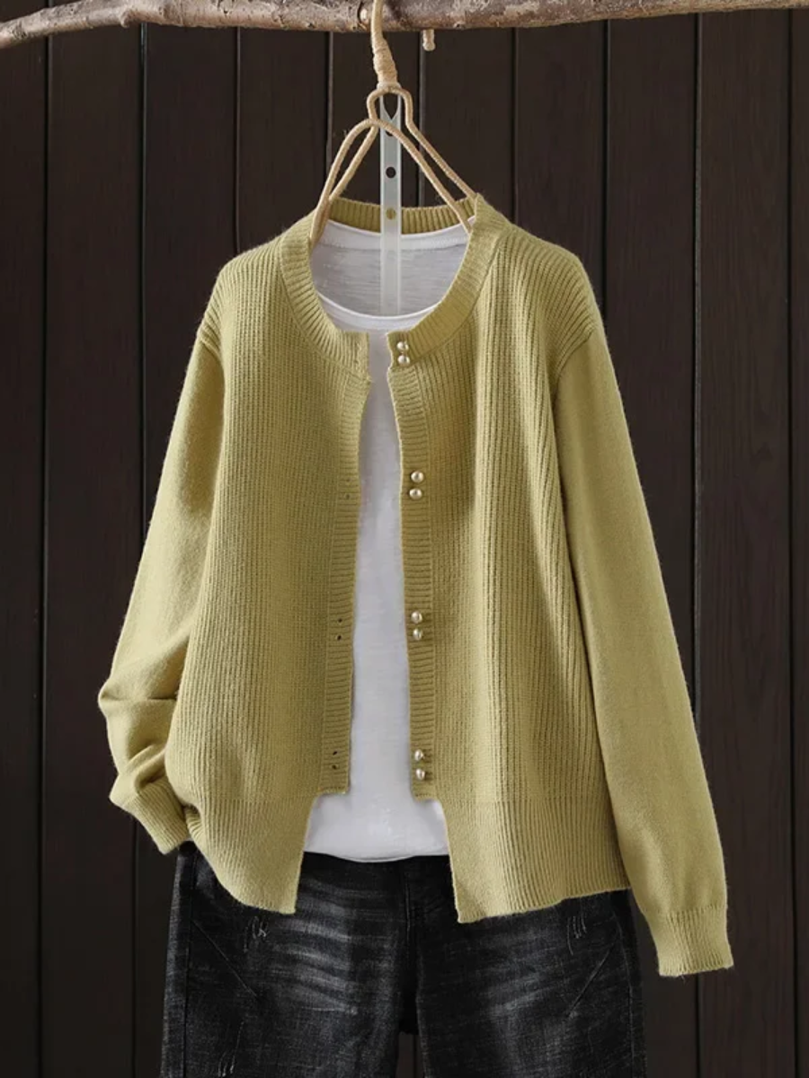 Norde | Pearl-Button Cardigan