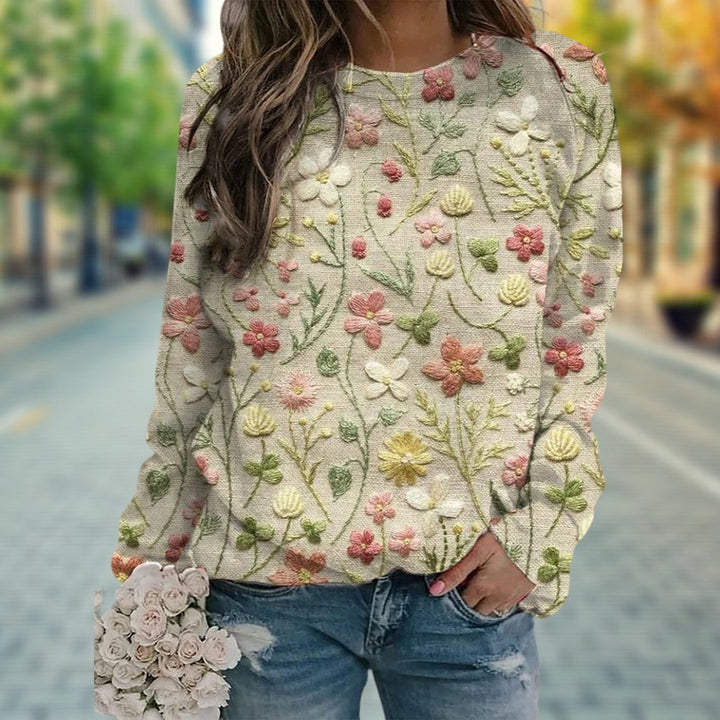 Norde | Floral Pattern Pullover for Women