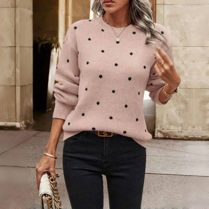 Norde |  Polka Dot Knitted Sweater