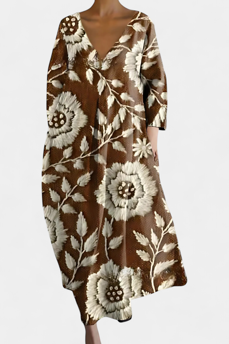 Victoria | Comfortable V-neck Dress