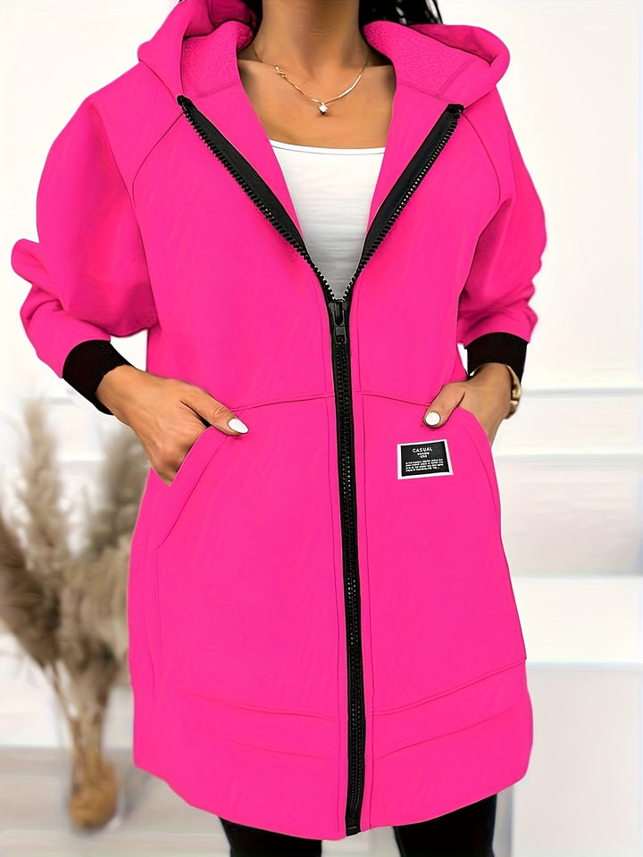 Victoria | Elegant Longline Hoodie